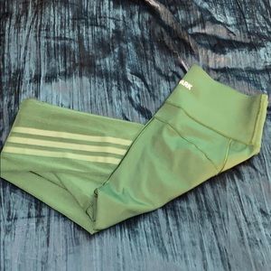 Adidas Ivy Park Mesh 3-Stripes Tights Dark Green